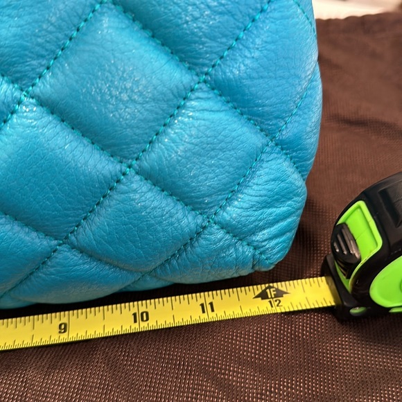 KATE SPADE Sm Maryanne Gold Coast mid teal hand bag quilted original dust bag - Picture 14 of 16